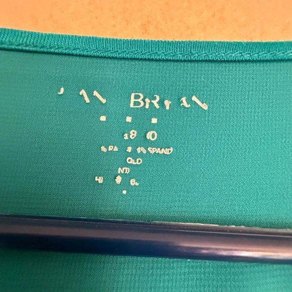 Lane‎ Bryant Teal Blue Sheer Trim Duster Cardigan Flowy Draped Fits 1XL-2XL - Picture 3 of 7